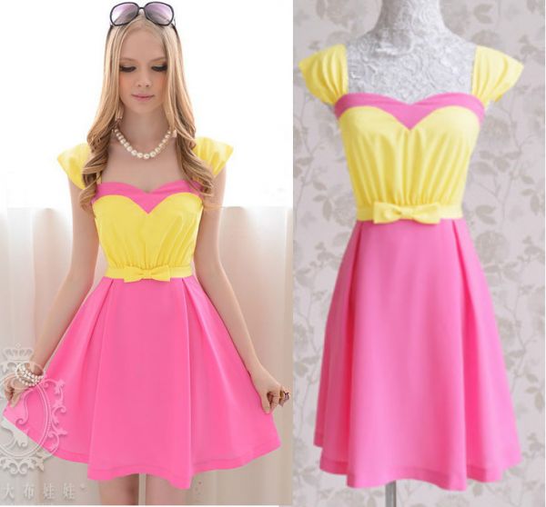 Pink and yellowwww!