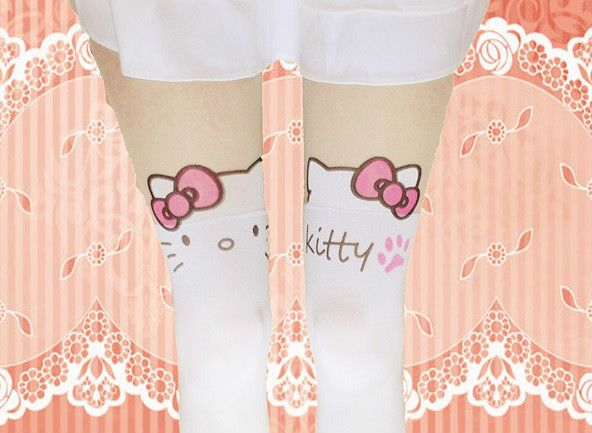Meias hello kitty
